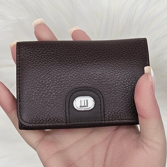 Dunhill Brown Leather Key Case - Picture 1 of 7